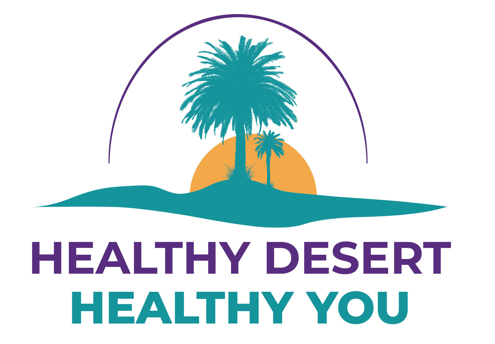 Healthy Desert, Healthy You logo includes event name.